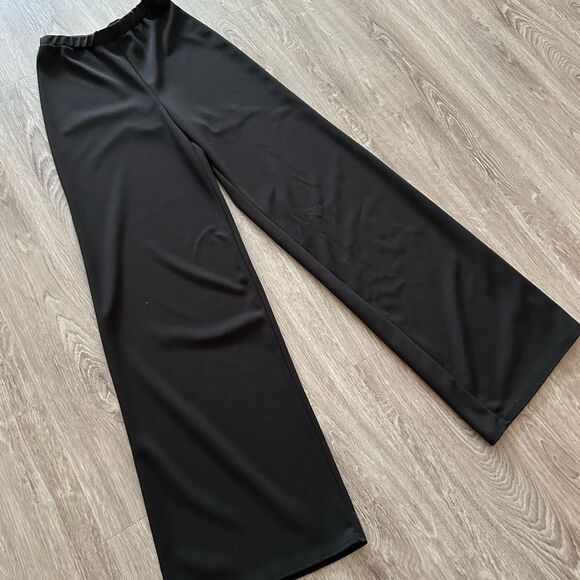 Nasty Gal Black Wide-Leg Pants - Picture 3 of 10